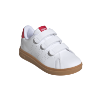 adidas Advantage Base 2.0 CF Sneaker Kinder - wei&szlig;/rot