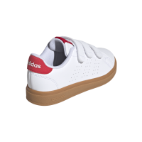 adidas Advantage Base 2.0 CF Sneaker Kinder - wei&szlig;/rot