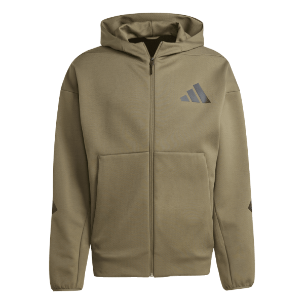 adidas Z.N.E. Zip-Hoodie Herren - grün/schwarz