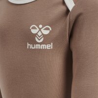 hummel Hmlmaule Body L/S Kinder - beaver fur