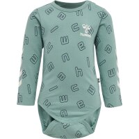 hummel Hmlathens Body L/S Jungen - mineral blue