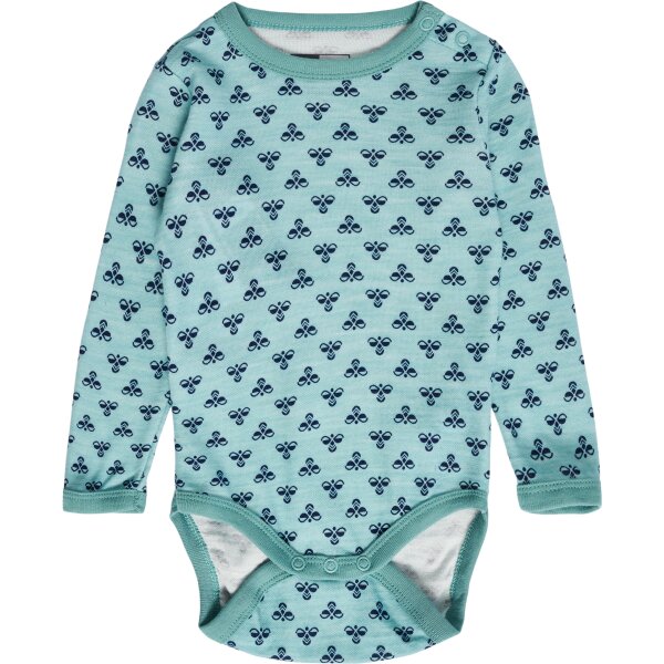 hummel Hmlbambo Body Ls Jungen - mineral blue