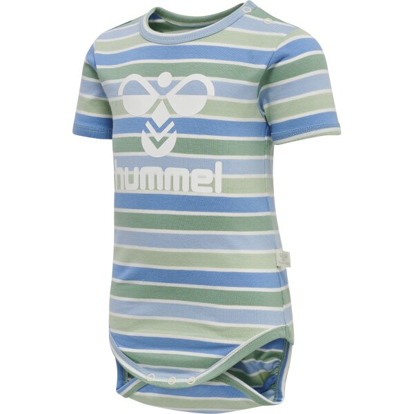 hummel Hmlpelle Body S/S Jungen - grayed jade