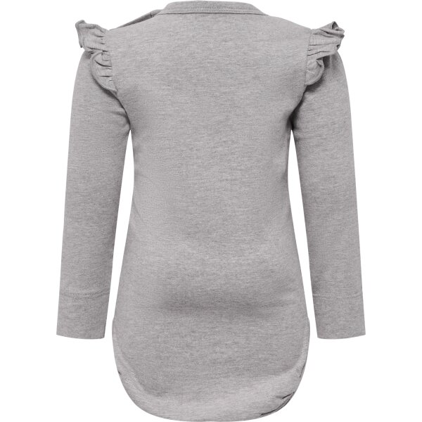 hummel Hmldana Body L/S Mädchen - grey melange