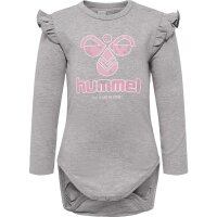 hummel Hmldana Body L/S M&auml;dchen - grey melange