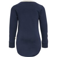 hummel Hmlmaule Body L/S Kinder - black iris