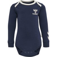 hummel Hmlmaule Body L/S Kinder - black iris