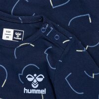 hummel Hmlobi Body L/S Jungen - black iris