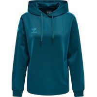 hummel Hmlcore Xk Poly Sweat Hoodie Damen - blue coral