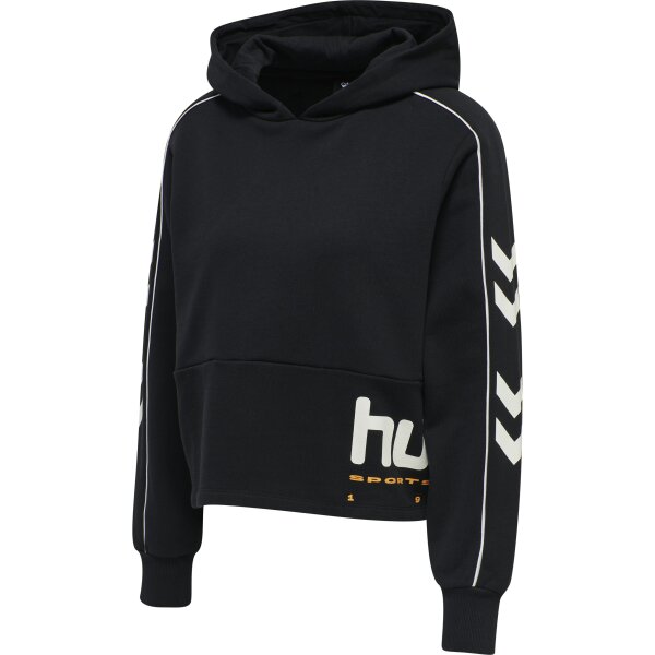 hummel Hmllgc Yoko Cropped Hoodie Damen - black