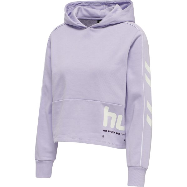 hummel Hmllgc Yoko Cropped Hoodie Damen - pastel lilac