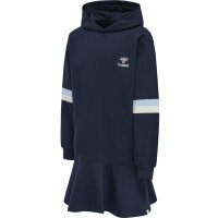 hummel Hmlbeverly Hoodie Dress M&auml;dchen - black iris