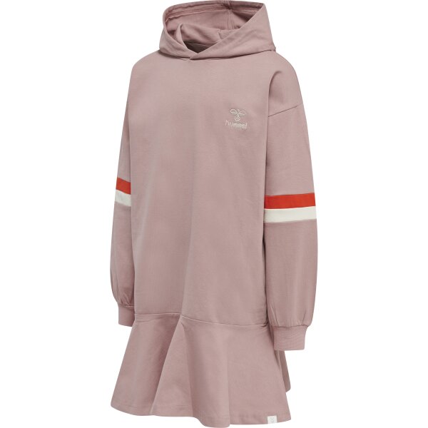 hummel Hmlbeverly Hoodie Dress Mädchen - woodrose