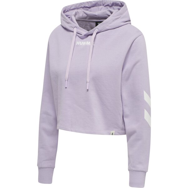 hummel Hmllegacy Cropped Hoodie Damen - pastel lilac