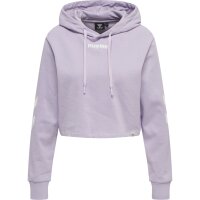 hummel Hmllegacy Cropped Hoodie Damen - pastel lilac