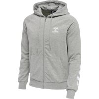 hummel Hmlisam 2.0 Zip Hoodie Herren - grey melange