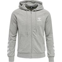 hummel Hmlisam 2.0 Zip Hoodie Herren - grey melange