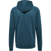 hummel Hmlmove Grid Cotton Hoodie Herren - deep teal