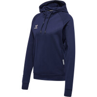 hummel Hmlmove Grid Cotton Hoodie Damen - marine