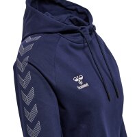 hummel Hmlmove Grid Cotton Hoodie Damen - marine