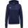 hummel Hmlmove Grid Cotton Hoodie Damen - marine