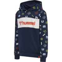 hummel Hmlletters Hoodie Jungen - black iris