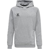 hummel Hmlmove Grid Cotton Hoodie Kinder - grey melange