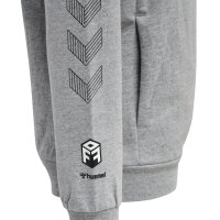 hummel Hmlmove Grid Cotton Hoodie Kinder - grey melange