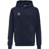 hummel Hmlmove Grid Cotton Hoodie Kinder - marine