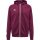 hummel Hmlmove Grid Cotton Zip Hoodie Herren - grape wine