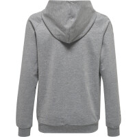 hummel Hmlmove Grid Cotton Zip Hoodie Kinder - grey melange