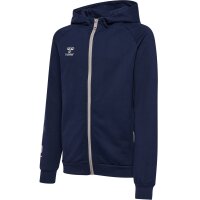 hummel Hmlmove Grid Cotton Zip Hoodie Kinder - marine