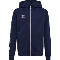 hummel Hmlmove Grid Cotton Zip Hoodie Kinder - marine