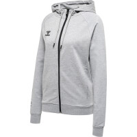 hummel Hmlmove Grid Cotton Zip Hoodie Woma Damen - grey...