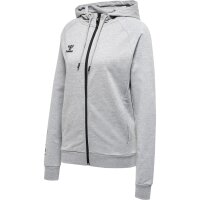 hummel Hmlmove Grid Cotton Zip Hoodie Woma Damen - grey...