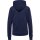 hummel Hmlmove Grid Cotton Zip Hoodie Woma Damen - marine