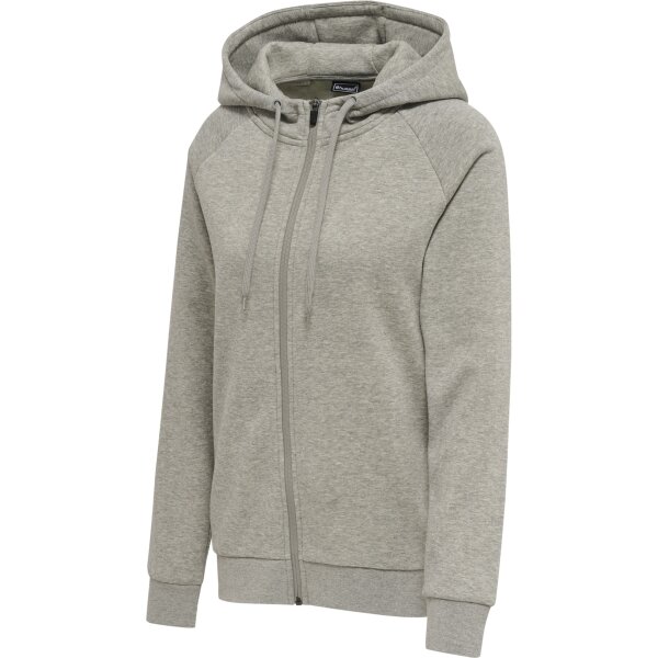 hummel Hmlred Classic Zip Hoodie Damen - grey melange