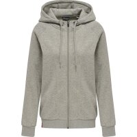 hummel Hmlred Classic Zip Hoodie Damen - grey melange