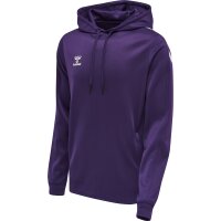 hummel Hmlcore Xk Poly Sweat Hoodie - acai/white