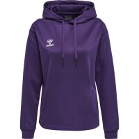 hummel Hmlcore Xk Poly Sweat Hoodie Damen - acai/white