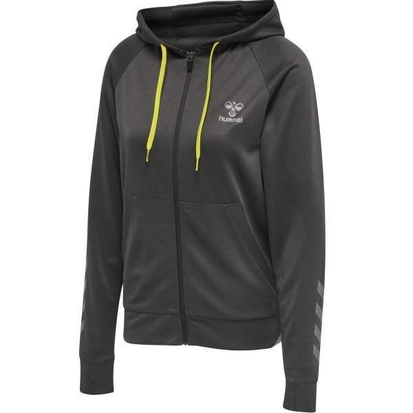 hummel Hmlgg12 Action Zip Hoodie Damen - forged iron