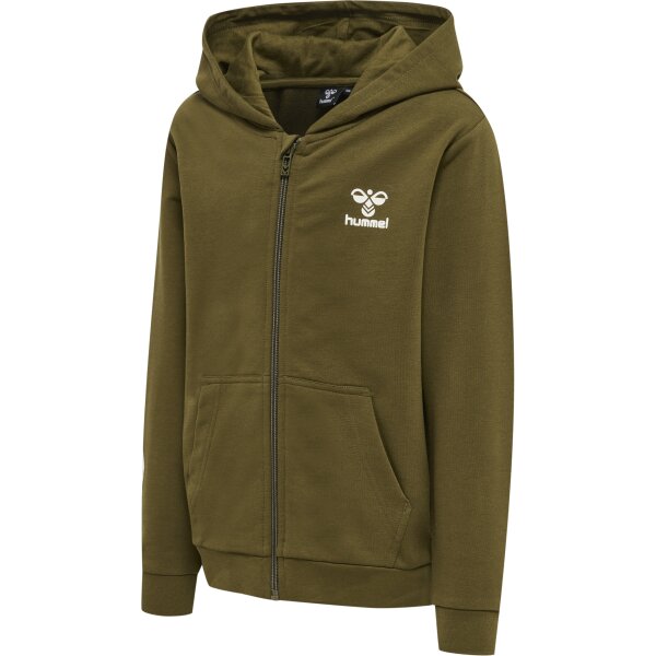 hummel Hmltrece Zip Hoodie Kinder - dark olive