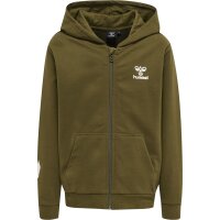 hummel Hmltrece Zip Hoodie Kinder - dark olive