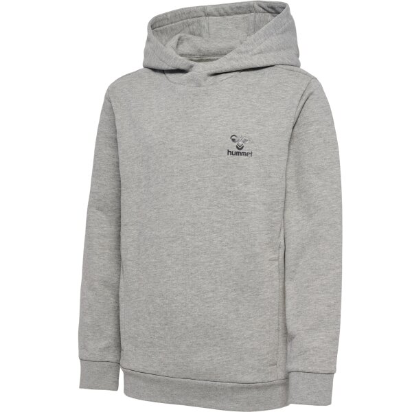 hummel Hmloffgrid Hoodie Kinder - grey melange/forged iron