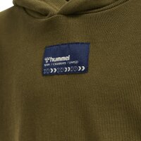 hummel Hmlditmer Hoodie Jungen - dark olive