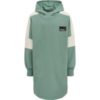 hummel Hmlmarlee Hoodie Dress M&auml;dchen - mineral blue