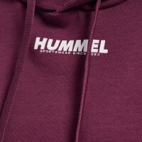 hummel Hmllegacy Cropped Hoodie Damen - grape wine