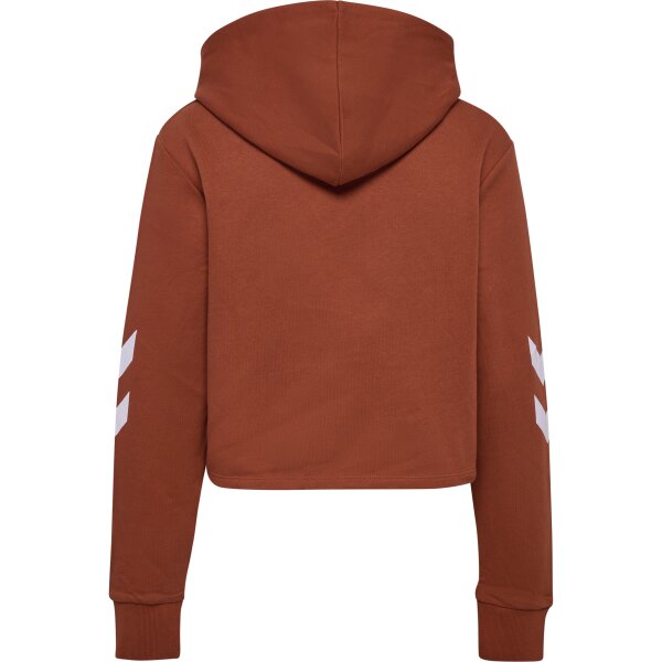 hummel Hmllegacy Cropped Hoodie Damen - arabian spice