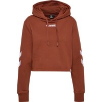 hummel Hmllegacy Cropped Hoodie Damen - arabian spice