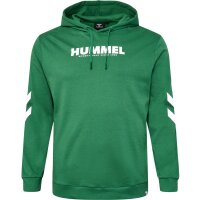 hummel Hmllegacy Logo Hoodie Plus Herren - foliage green